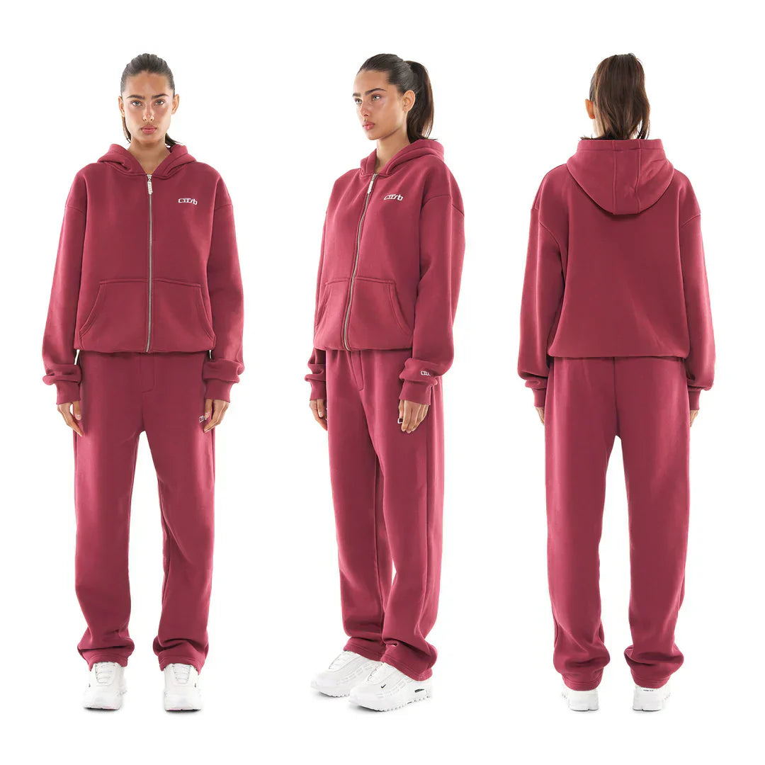 ZIP-UP RICH RED
