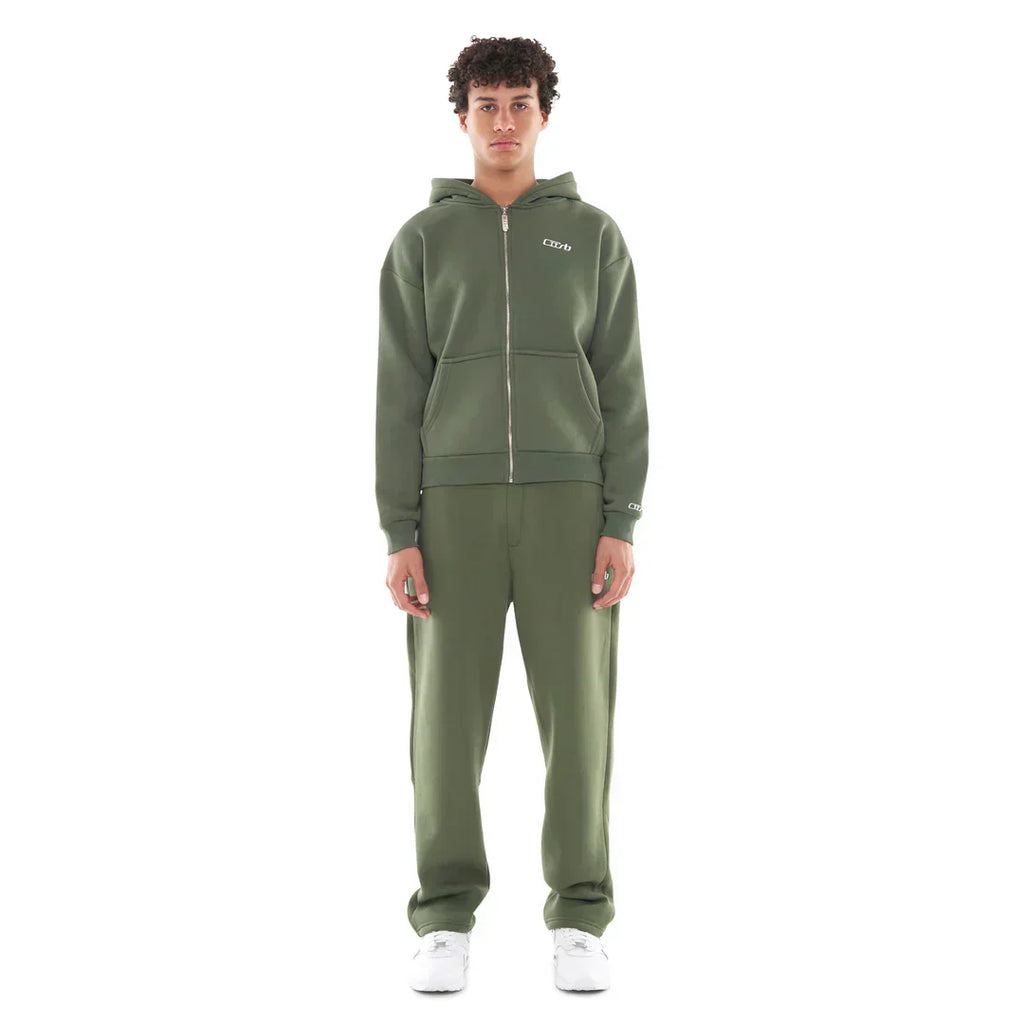 OPEN LEG JOGGER BRONZE GREEN